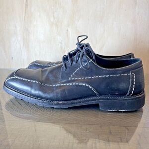 Gordon Rush Black Leather Lace up Oxfords Men's Shoes 11 M